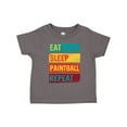 thumbnail image 1 of Inktastic Eat Sleep Paintball Repeat Boys or Girls Toddler T-Shirt, 1 of 5