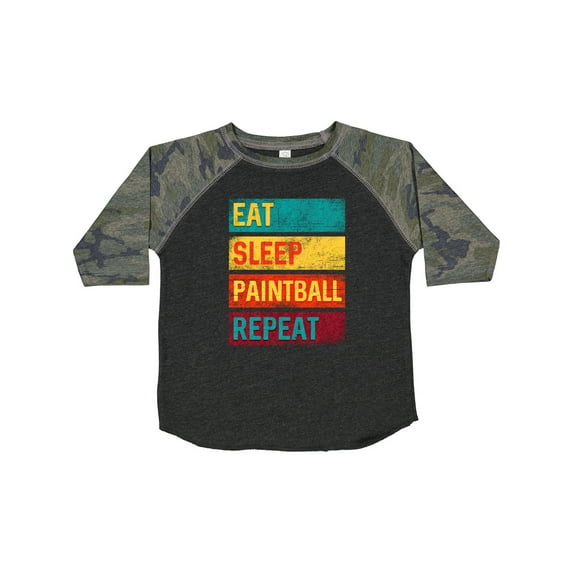 Inktastic Eat Sleep Paintball Repeat Boys or Girls Toddler T-Shirt