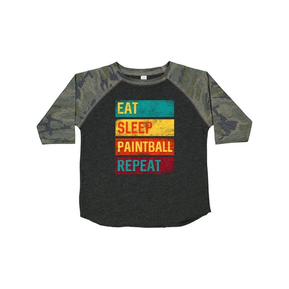 Inktastic Eat Sleep Paintball Repeat Boys or Girls Toddler T-Shirt