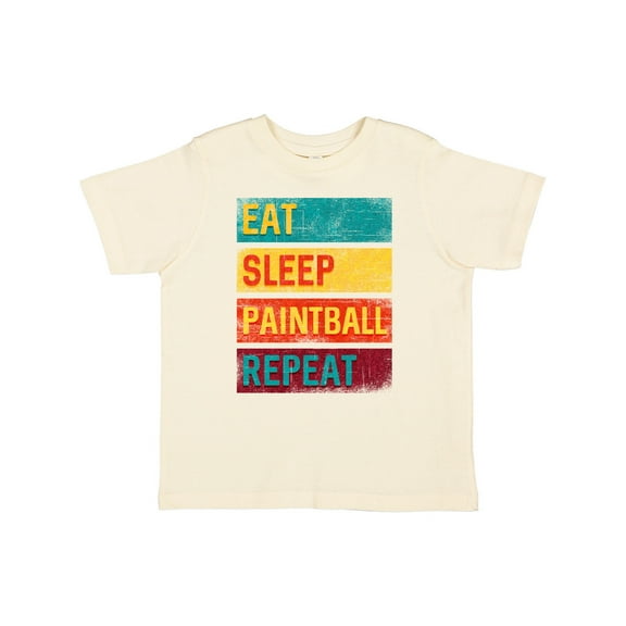 Inktastic Eat Sleep Paintball Repeat Boys or Girls Toddler T-Shirt