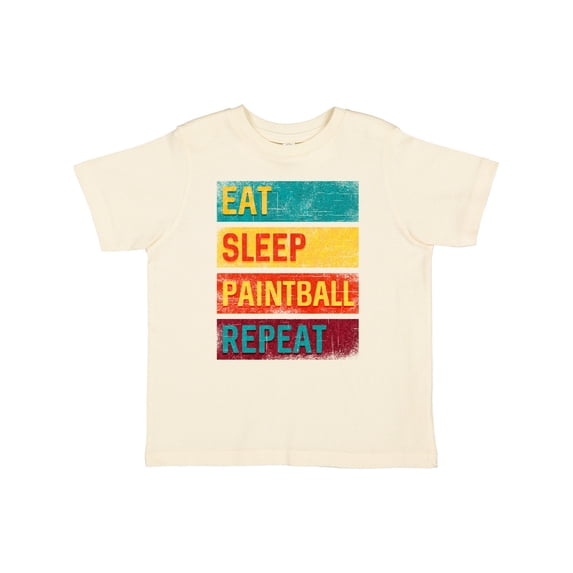 Inktastic Eat Sleep Paintball Repeat Boys or Girls Toddler T-Shirt