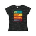 thumbnail image 1 of Inktastic Eat Sleep Pickleball Repeat Women's T-Shirt, 1 of 5