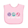 thumbnail image 1 of Inktastic Eat Sleep Pilates Girls Baby Bib, 1 of 4