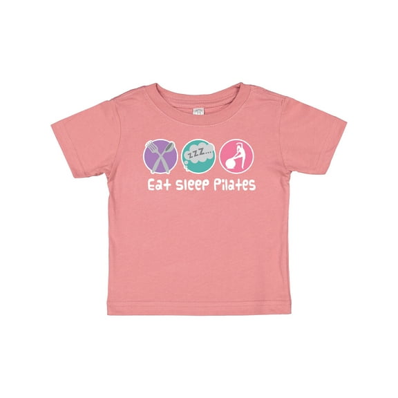 Inktastic Eat Sleep Pilates Girls Baby T-Shirt