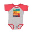 thumbnail image 1 of Inktastic Eat Sleep Rodeo Repeat Boys or Girls Baby Bodysuit, 1 of 5