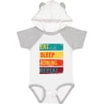thumbnail image 1 of Inktastic Eat Sleep Rowing Repeat Boys or Girls Baby Bodysuit, 1 of 5