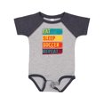 thumbnail image 1 of Inktastic Eat Sleep Soccer Repeat Boys or Girls Baby Bodysuit, 1 of 5