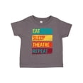 thumbnail image 1 of Inktastic Eat Sleep Theatre Repeat Drama Gift for Actor Boys or Girls Toddler T-Shirt, 1 of 5