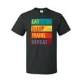 thumbnail image 1 of Inktastic Eat Sleep Trains Repeat T-Shirt, 1 of 5