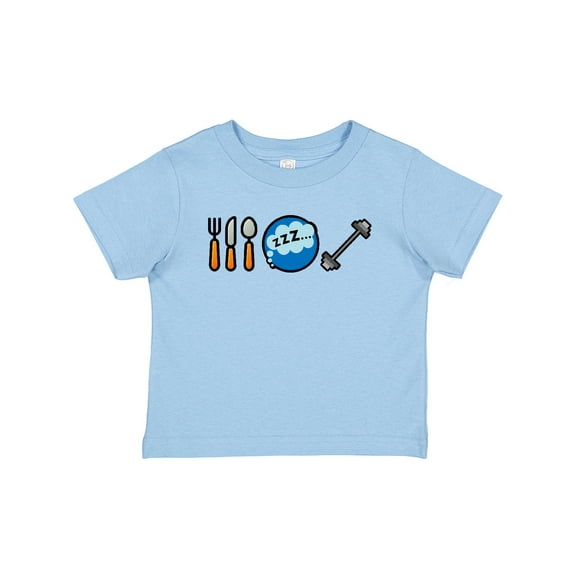 Inktastic Eat Sleep Weightlifting Boys or Girls Baby T-Shirt