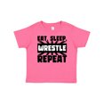 thumbnail image 1 of Inktastic Eat, Sleep, Wrestle, Repeat Boys or Girls Baby T-Shirt, 1 of 5