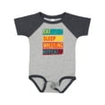 thumbnail image 1 of Inktastic Eat Sleep Wrestling Repeat Boys or Girls Baby Bodysuit, 1 of 5