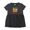 thumbnail image 1 of Inktastic Eat Sleep Wrestling Repeat Girls Baby Dress, 1 of 5