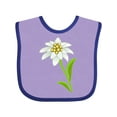 thumbnail image 1 of Inktastic Edelweiss- Flower Boys or Girls Baby Bib, 1 of 4