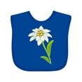 thumbnail image 1 of Inktastic Edelweiss Flower Boys or Girls Baby Bib, 1 of 4
