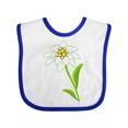 thumbnail image 1 of Inktastic Edelweiss- Flower Boys or Girls Baby Bib, 1 of 4