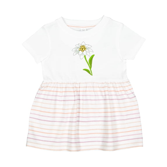 Inktastic Edelweiss Flower Girls Baby Dress