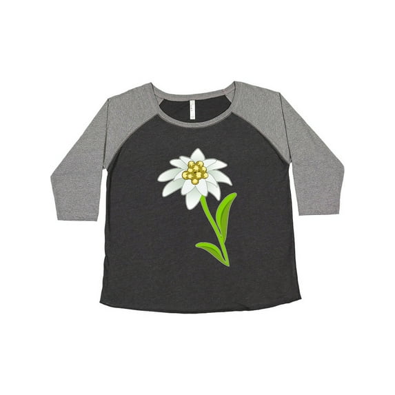 Inktastic Edelweiss- Flower Women's Plus Size T-Shirt