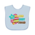 thumbnail image 1 of Inktastic Egg Hunt Squad with Easter Egg Boys or Girls Baby Bib, 1 of 4