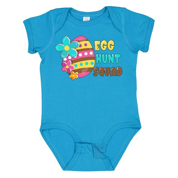 Inktastic Egg Hunt Squad with Easter Egg Boys or Girls Baby Bodysuit