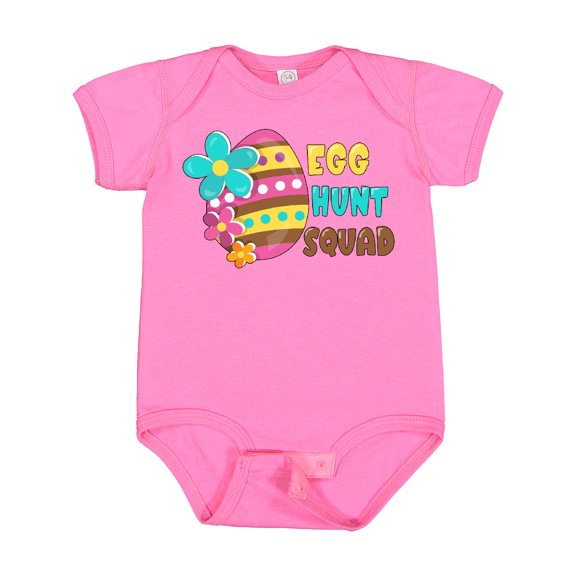 Inktastic Egg Hunt Squad with Easter Egg Boys or Girls Baby Bodysuit