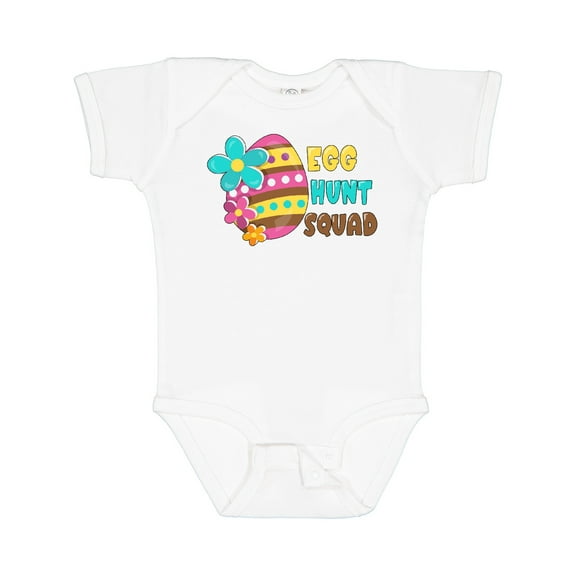 Inktastic Egg Hunt Squad with Easter Egg Boys or Girls Baby Bodysuit