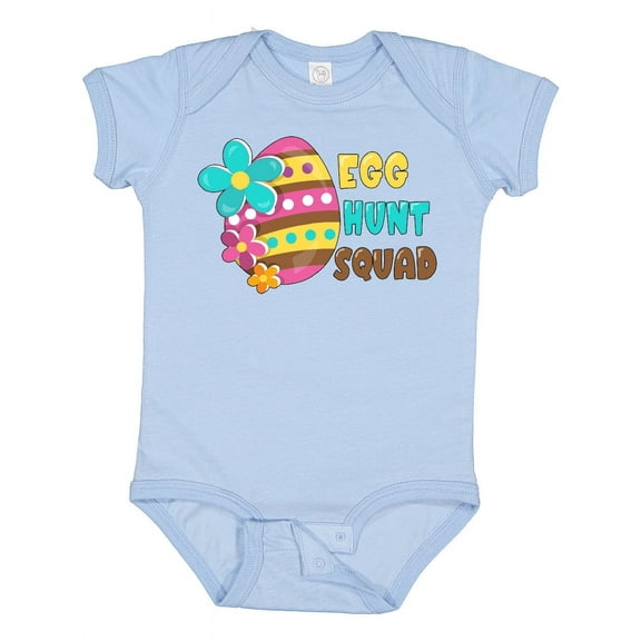 Inktastic Egg Hunt Squad with Easter Egg Boys or Girls Baby Bodysuit