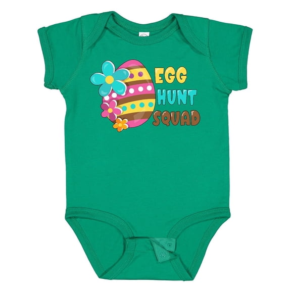 Inktastic Egg Hunt Squad with Easter Egg Boys or Girls Baby Bodysuit