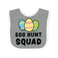 thumbnail image 1 of Inktastic Egg Hunt Squad with Easter Eggs Boys or Girls Baby Bib, 1 of 4