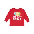 thumbnail image 1 of Inktastic Egg Hunt Squad with Easter Eggs Boys or Girls Long Sleeve Toddler T-Shirt, 1 of 5