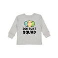thumbnail image 1 of Inktastic Egg Hunt Squad with Easter Eggs Boys or Girls Long Sleeve Toddler T-Shirt, 1 of 5