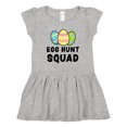 thumbnail image 1 of Inktastic Egg Hunt Squad with Easter Eggs Girls Toddler Dress, 1 of 5
