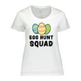 thumbnail image 1 of Inktastic Egg Hunt Squad with Easter Eggs Women's Plus Size T-Shirt, 1 of 5
