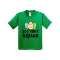 thumbnail image 1 of Inktastic Egg Hunt Squad with Easter Eggs Youth T-Shirt, 1 of 5