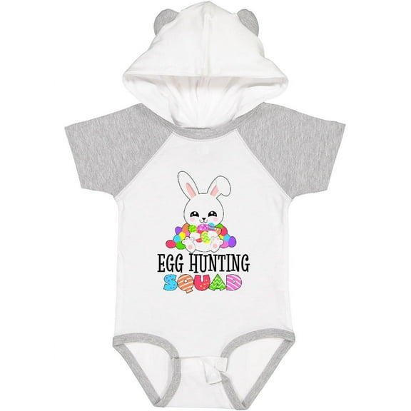 Inktastic Egg Hunting Squad with Easter Bunny Boys or Girls Baby Bodysuit