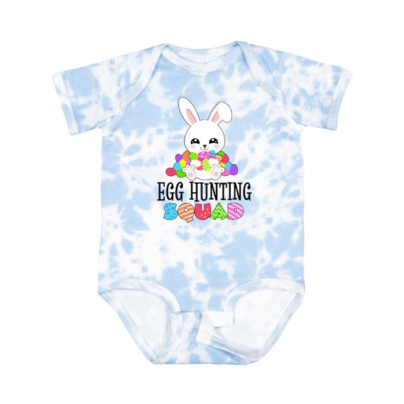 Inktastic Egg Hunting Squad with Easter Bunny Boys or Girls Baby Bodysuit