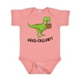 thumbnail image 1 of Inktastic Eggs-cellent Cute Easter T-Rex Dinosaur Boys or Girls Baby Bodysuit, 1 of 5
