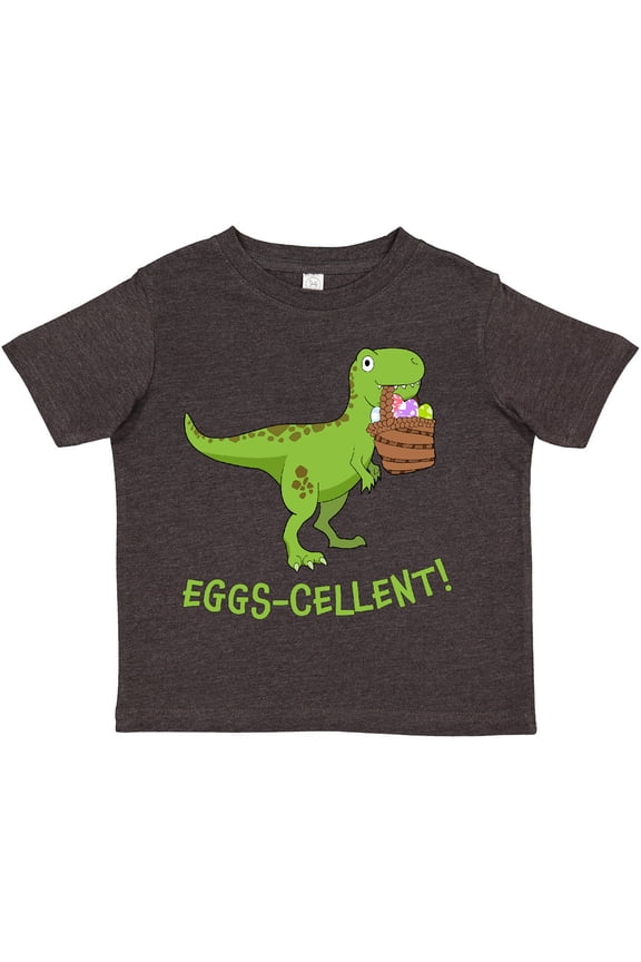 Eggs-cellent Cute Easter T-rex Dinosaur Boys or Girls Toddler T-Shirt