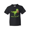 thumbnail image 1 of Inktastic Eggs-cellent Cute Easter T-rex Dinosaur Youth T-Shirt, 1 of 5