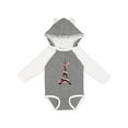 thumbnail image 1 of Inktastic Eiffel Tower in Paris with Flowers and Pink Banner Boys or Girls Long Sleeve Baby Bodysuit, 1 of 5