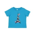 thumbnail image 1 of Inktastic Eiffel Tower in Paris with Flowers and Pink Banner Boys or Girls Toddler T-Shirt, 1 of 5