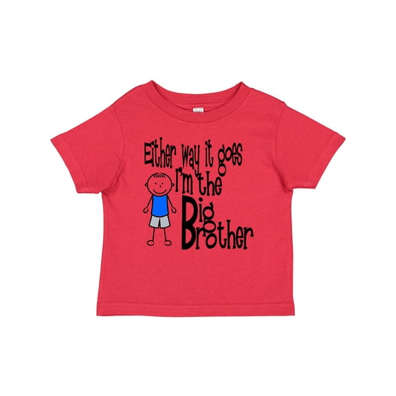 Inktastic Either Way It Goes, I'm the Big Brother Boys Baby T-Shirt