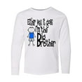 thumbnail image 1 of Inktastic Either Way It Goes, I'm the Big Brother Long Sleeve Youth T-Shirt, 1 of 5