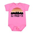 thumbnail image 1 of Inktastic El Paso Texas Skyline Retro Boys or Girls Baby Bodysuit, 1 of 5