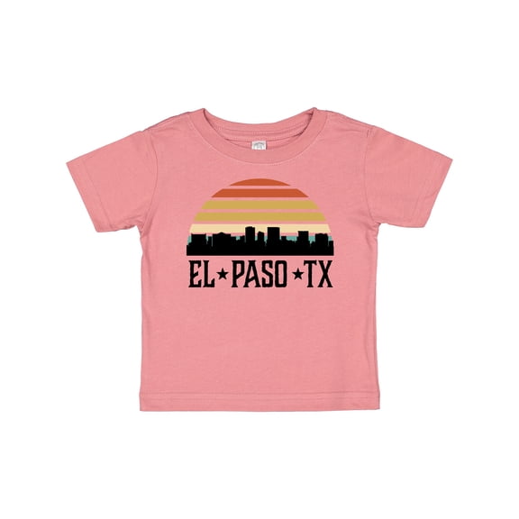 Inktastic El Paso Texas Skyline Retro Boys or Girls Baby T-Shirt