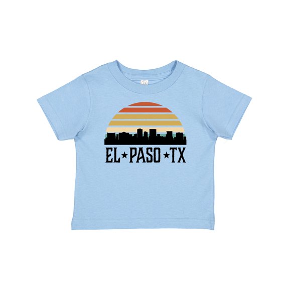 Inktastic El Paso Texas Skyline Retro Boys or Girls Baby T-Shirt