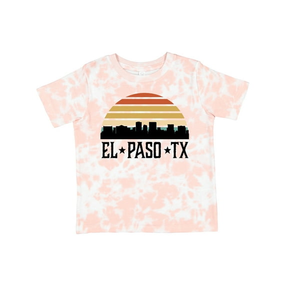 Inktastic El Paso Texas Skyline Retro Boys or Girls Toddler T-Shirt