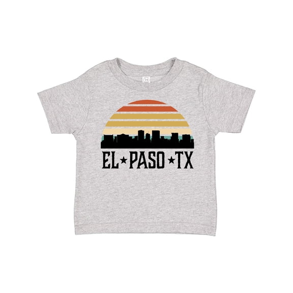 Inktastic El Paso Texas Skyline Retro Boys or Girls Toddler T-Shirt