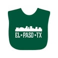 thumbnail image 1 of Inktastic El Paso Texas Skyline TX Cities Boys or Girls Baby Bib, 1 of 4