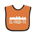 thumbnail image 1 of Inktastic El Paso Texas Skyline TX Cities Boys or Girls Baby Bib, 1 of 4